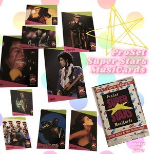 1x PRO SET 10pk MUSICARDS rap rock r&b PHOTOCARDS